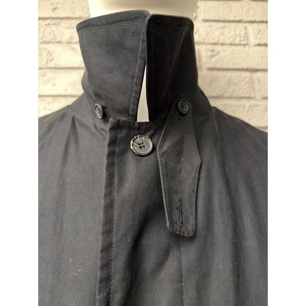 Jos. A. Bank Men’s Black All Weather Trench Raincoat Size 46L
